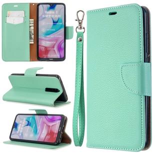 For Xiaomi Redmi  8 Litchi Texture Pure Color Horizontal Flip PU Leather Case with Holder & Card Slots & Wallet & Lanyard(Green)