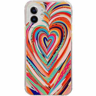 Shockproof TPU Pattern Protective Case For iPhone 12 Pro Max(Camouflage Love)