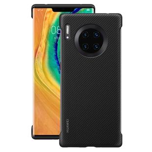 For Huawei Mate 30 Pro Original Huawei Shockproof PU Leather Protective Case(Black)