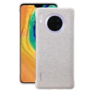 For Huawei Mate 30 Original Huawei Shockproof PU Leather Protective Case(Grey)