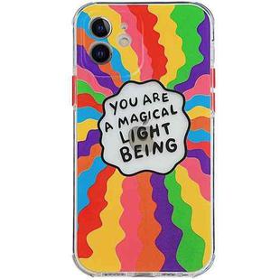 Shockproof TPU Pattern Protective Case For iPhone 13 Pro(Graffiti Letter)
