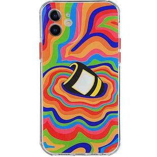 Shockproof TPU Pattern Protective Case For iPhone 13 Pro(Graffiti Bucket)