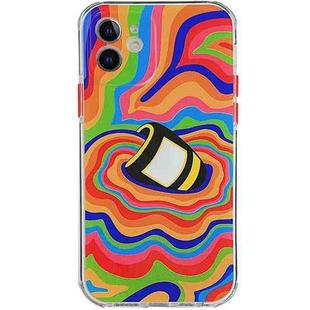 Shockproof TPU Pattern Protective Case For iPhone 13 Pro Max(Graffiti Bucket)