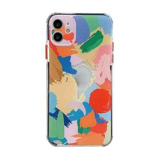 Shockproof TPU Pattern Protective Case For iPhone 12 mini(Graffiti)