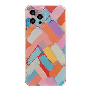 Shockproof TPU Pattern Protective Case For iPhone 12 Pro(Graffiti Chalk)