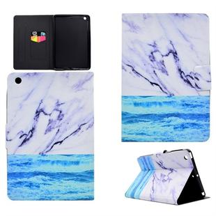 For iPad Mini 1 / 2 / 3 / 4 / 5 TPU Horizontal Flip Leather Case with Holder & Card Slot & Sleep / Wake-up Function(Ocean)