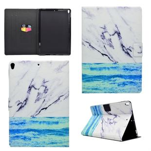 For iPad Pro 10.5 inch TPU Horizontal Flip Leather Case with Holder & Card Slot & Sleep / Wake-up Function(Ocean)