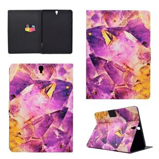 For Galaxy Tab S3 9.7 T820 TPU Horizontal Flip Leather Case with Holder & Card Slot & Sleep / Wake-up Function(Amethyst)