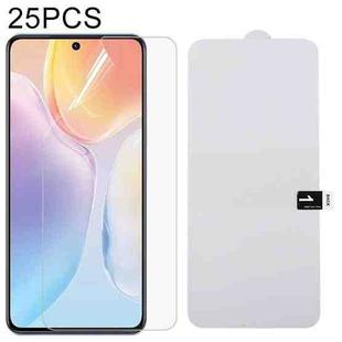 For vivo X70 / X70t 25 PCS Full Screen Protector Explosion-proof Hydrogel Film