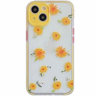 Shockproof TPU Pattern Protective Case For iPhone 13 (Small Fresh Flowers)