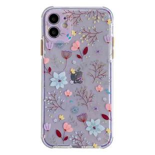 Shockproof TPU Pattern Protective Case For iPhone 13 Pro Max(Small Fresh Floral)