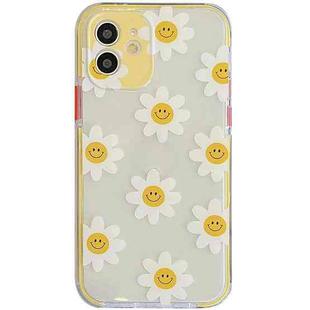 Shockproof TPU Pattern Protective Case For iPhone 12 (Daisy)