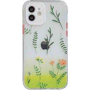 Shockproof TPU Pattern Protective Case For iPhone 11 Pro Max (Leaves)