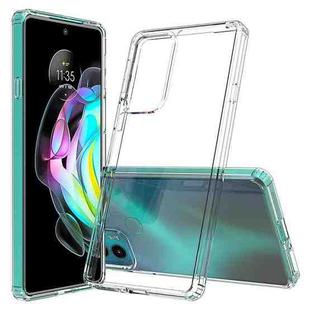 For Motorola Edge 20 Shockproof Scratchproof TPU + Acrylic Protective Case(Transparent)