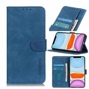 For iPhone 11 Retro Texture PU + TPU Horizontal Flip Leather Case with Holder & Card Slots & Wallet(Blue)
