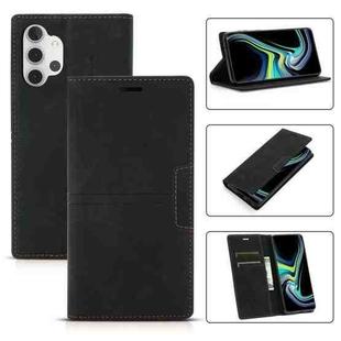 For Samsung Galaxy A32 4G Dream Magnetic Suction Business Horizontal Flip PU Leather Case with Holder & Card Slot & Wallet(Black)