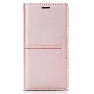 For Samsung Galaxy Note20 Dream Magnetic Suction Business Horizontal Flip PU Leather Case with Holder & Card Slot & Wallet(Rose Gold)