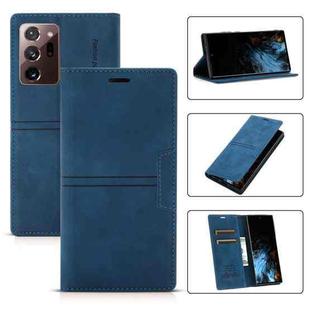 For Samsung Galaxy Note20 Dream Magnetic Suction Business Horizontal Flip PU Leather Case with Holder & Card Slot & Wallet(Blue)