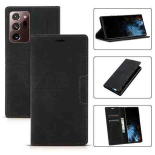 For Samsung Galaxy Note20 Ultra Dream Magnetic Suction Business Horizontal Flip PU Leather Case with Holder & Card Slot & Wallet(Black)