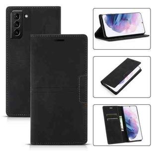 For Samsung Galaxy S21+ 5G Dream Magnetic Suction Business Horizontal Flip PU Leather Case with Holder & Card Slot & Wallet(Black)