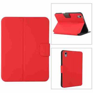 For iPad mini 6 Electric Pressed Texture Horizontal Flip Leather Tablet Case with Holder & Pen Slot(Red)
