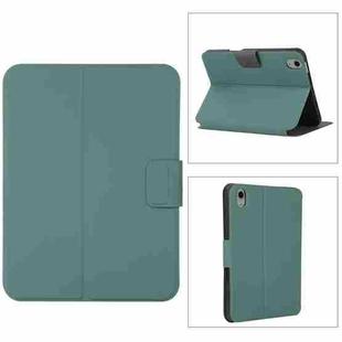 For iPad mini 6 Electric Pressed Texture Horizontal Flip Leather Tablet Case with Holder & Pen Slot(Pine Green)