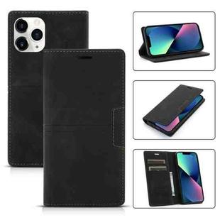 For iPhone 13 Dream Magnetic Suction Business Horizontal Flip PU Leather Case with Holder & Card Slot & Wallet(Black)