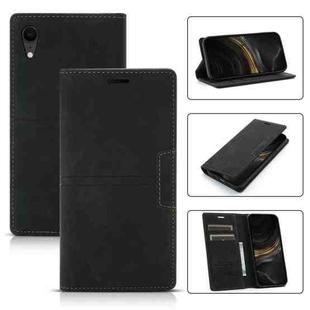 For iPhone XR Dream Magnetic Suction Business Horizontal Flip PU Leather Case with Holder & Card Slot & Wallet(Black)