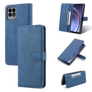 For Huawei Maimang 10 SE AZNS Dream II Skin Feel PU+TPU Horizontal Flip Leather Case with Holder & Card Slots & Wallet(Blue)