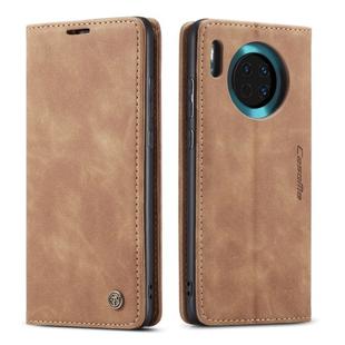 For Huawei Mate 30 4G / 5G CaseMe-013 Multifunctional Horizontal Flip Leather Case with Card Slot & Holder & Wallet(Brown)