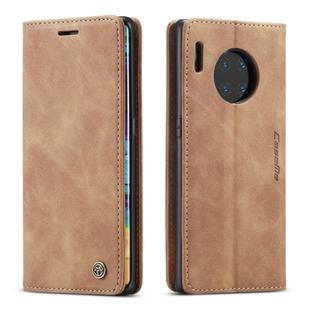 For Huawei Mate 30 Pro 4G / 5G CaseMe-013 Multifunctional Horizontal Flip Leather Case with Card Slot & Holder & Wallet(Brown)