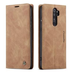 For Xiaomi Redmi Note 8 Pro CaseMe-013 Multifunctional Horizontal Flip Leather Case with Card Slot & Holder & Wallet(Brown)