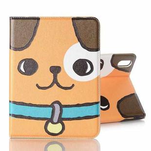 For iPad mini 6 Cartoon Pattern Horizontal Flip Leather Tablet Case with Card Slots & Holder & Wallet(Dog)
