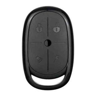 AK-K2000812 4-button Copy Style Electric Barrier Garage Door Battery Car Key Remote Controller, Frequency:315MHZ(Black)