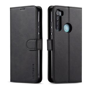 LC.IMEEKE For Xiaomi Redmi Note 8 Calf Texture Horizontal Flip Leather Case, with Holder & Card Slots & Wallet(Black)