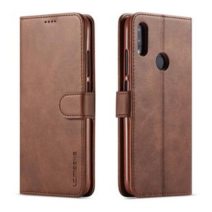 LC.IMEEKE For Xiaomi Redmi 7 Calf Texture Horizontal Flip Leather Case, with Holder & Card Slots & Wallet(Brown)