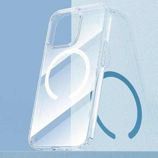 For iPhone 13 ROCK Transparent Magnetic Shockproof Protective Case