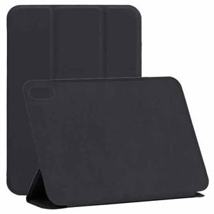 For iPad mini 6 Horizontal Flip Ultra-thin Double-sided Clip Non-buckle Magnetic PU Tablet Case With Three-folding Holder & Sleep / Wake-up Function(Black)
