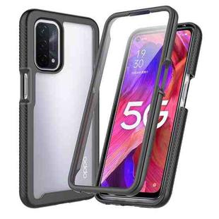 For OPPO A54 5G / A74 5G / A93 5G / OnePlus Nord N200 5G Starry Sky Full Body Hybrid Shockproof Phone Case(Black)