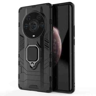 For Honor Magic3 Pro+ PC + TPU Shockproof Protective Case with Magnetic Ring Holder(Black)