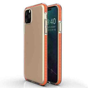 For iPhone 11 Pro TPU Two-color Drop-proof Protective Case(Vibrant Orange)