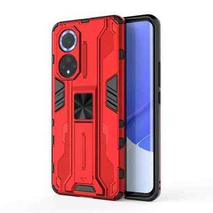 For Huawei nova 9 Supersonic PC + TPU Shock-proof Protective Case with Holder(Red)