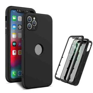 360 Degrees Full Package PC + TPU Combination Case For iPhone 13 Pro Max(Black+Black)
