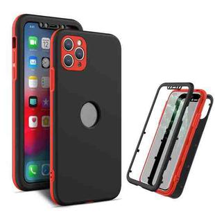360 Degrees Full Package PC + TPU Combination Case For iPhone 13 Pro Max(Red+Black)