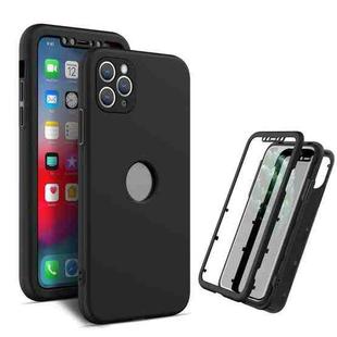 360 Degrees Full Package PC + TPU Combination Case For iPhone 12 Pro Max(Black+Black)
