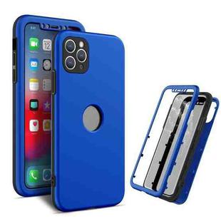 360 Degrees Full Package PC + TPU Combination Case For iPhone 12 Pro Max(Black+Dark Blue)