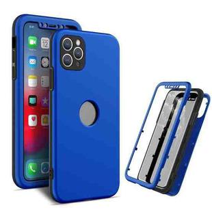 360 Degrees Full Package PC + TPU Combination Case For iPhone 12 / 12 Pro(Black+Dark Blue)