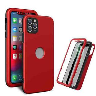 360 Degrees Full Package PC + TPU Combination Case For iPhone 11 Pro Max(Black+Red)
