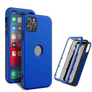 360 Degrees Full Package PC + TPU Combination Case For iPhone 11 Pro Max(Black+Dark Blue)