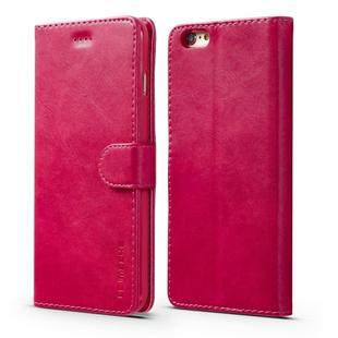 For iPhone 6 / 6s LC.IMEEKE Calf Texture Horizontal Flip Leather Case, with Holder & Card Slots & Wallet(Red)